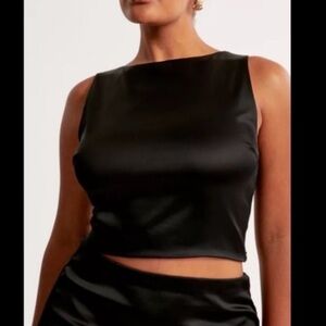 Abercrombie & Fitch satin tank top